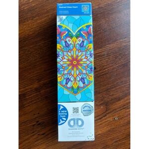 Diamond Dotz Stained Glass Heart Special Edition Diamond Art Kit DD4.057 NEW